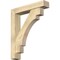 Ekena Millwork Merced Block Rough Sawn Bracket w/ Offset Brace, Douglas Fir, 6"W x 30"D x 36"H BKT0604X30X36MRC05RDF - alternate 1